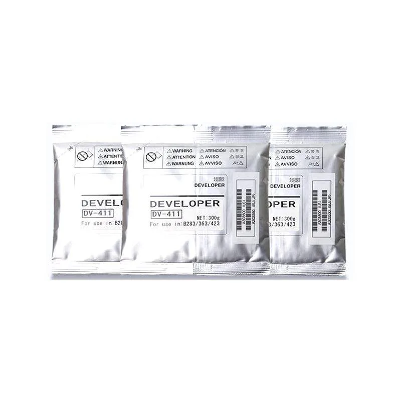 DV-411 Developer for Konica Minolta Bizhub 223 283 363 423 (Black) - compatible printer consumable